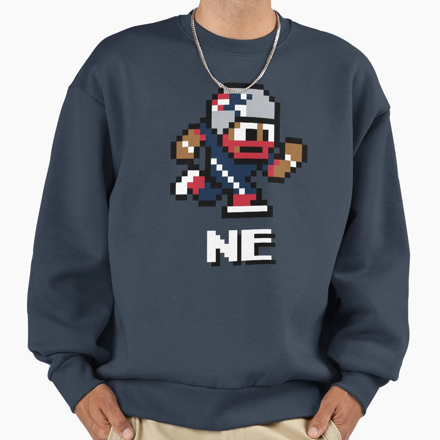 New England Patriots Tecmo Super Sweatshirt - Graphic Print for Adults - T-Shirt, Sweatshirt, Hoodie