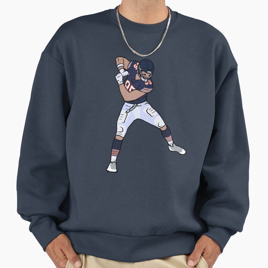 Cole Kmet Home Run Celebration Sweatshirt - Fun Novelty Design Unisex - T-Shirt, Sweatshirt, Hoodie
