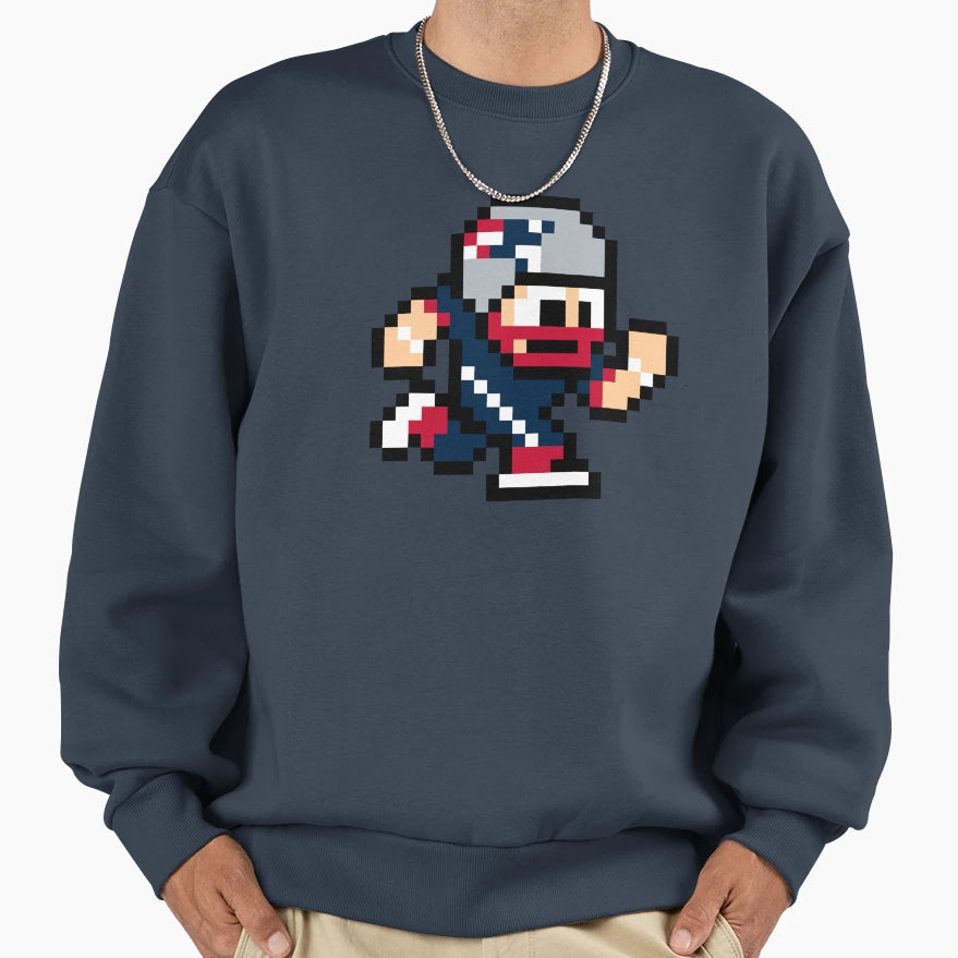 New England Patriots Tecmo Super Sweatshirt - Casual Everyday Wear Unisex - T-Shirt, Sweatshirt, Hoodie