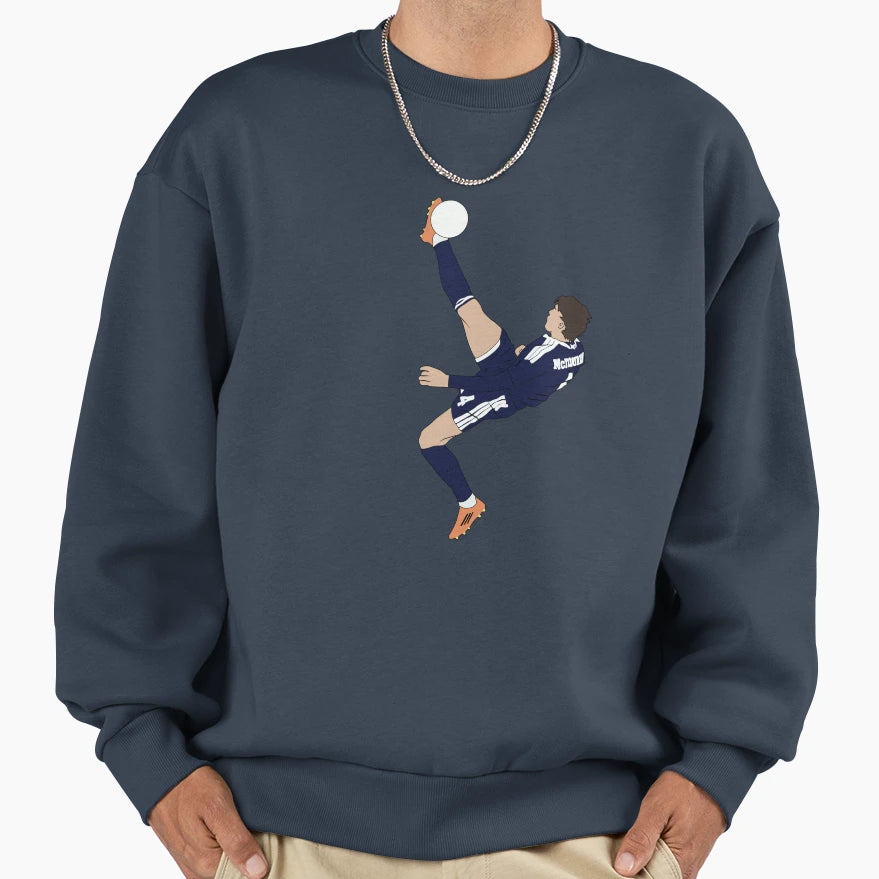 Scott Mctominay Bicycle Overhead Sweatshirt - Aesthetic Graphic Men Women - T-Shirt, Sweatshirt, Hoodie