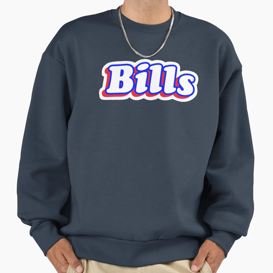 Bills Sweatshirt - Aesthetic Graphic Unisex - T-Shirt, Sweatshirt, Hoodie