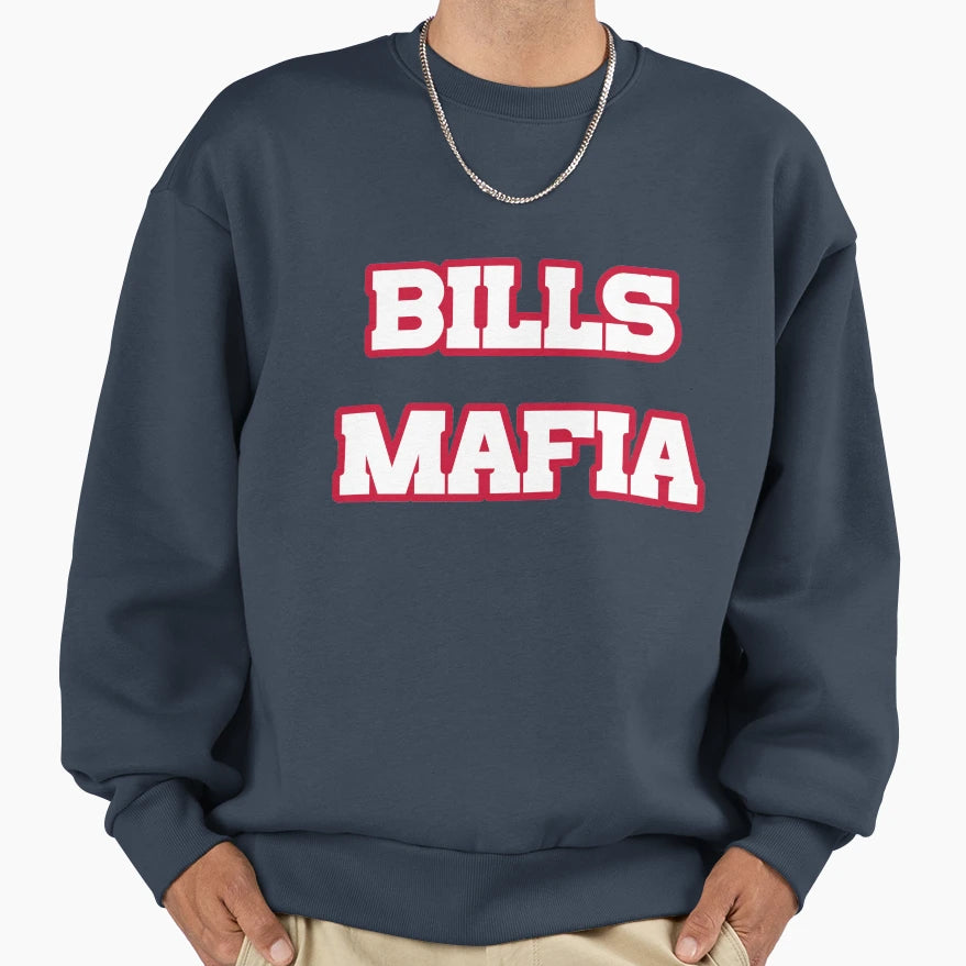 Bills Mafia Sweatshirt - Trendy Graphic Unisex - T-Shirt, Sweatshirt, Hoodie