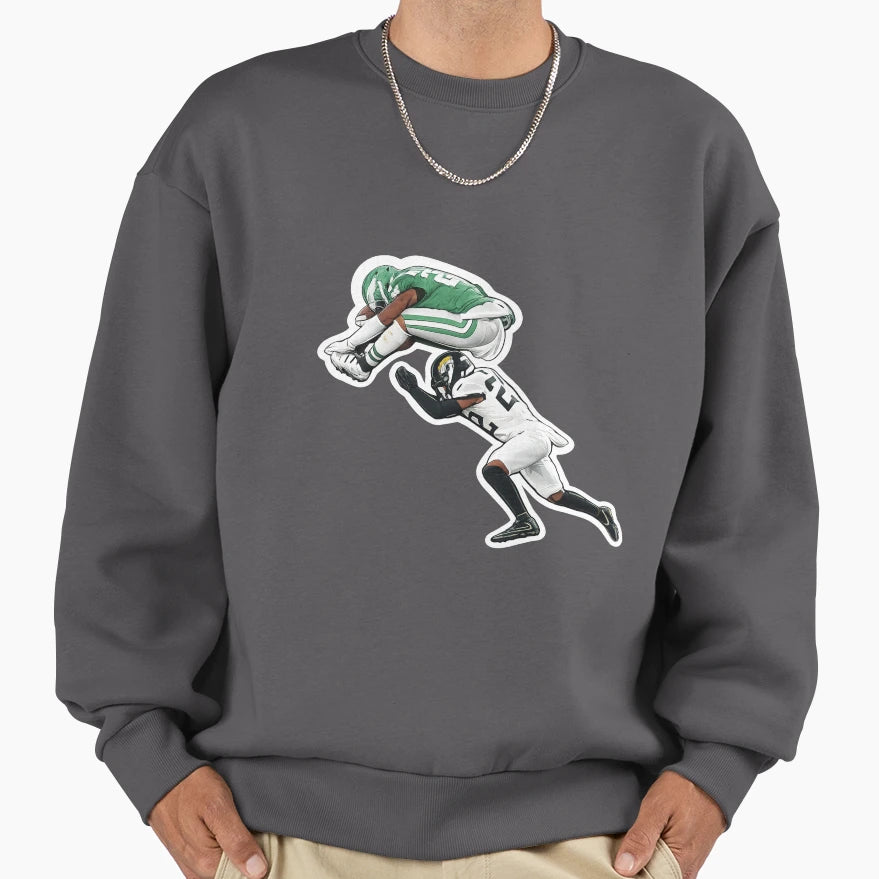SB Reverse Backwards Hurdle Sweatshirt - Casual Everyday Wear Men Women - T-Shirt, Sweatshirt, Hoodie
