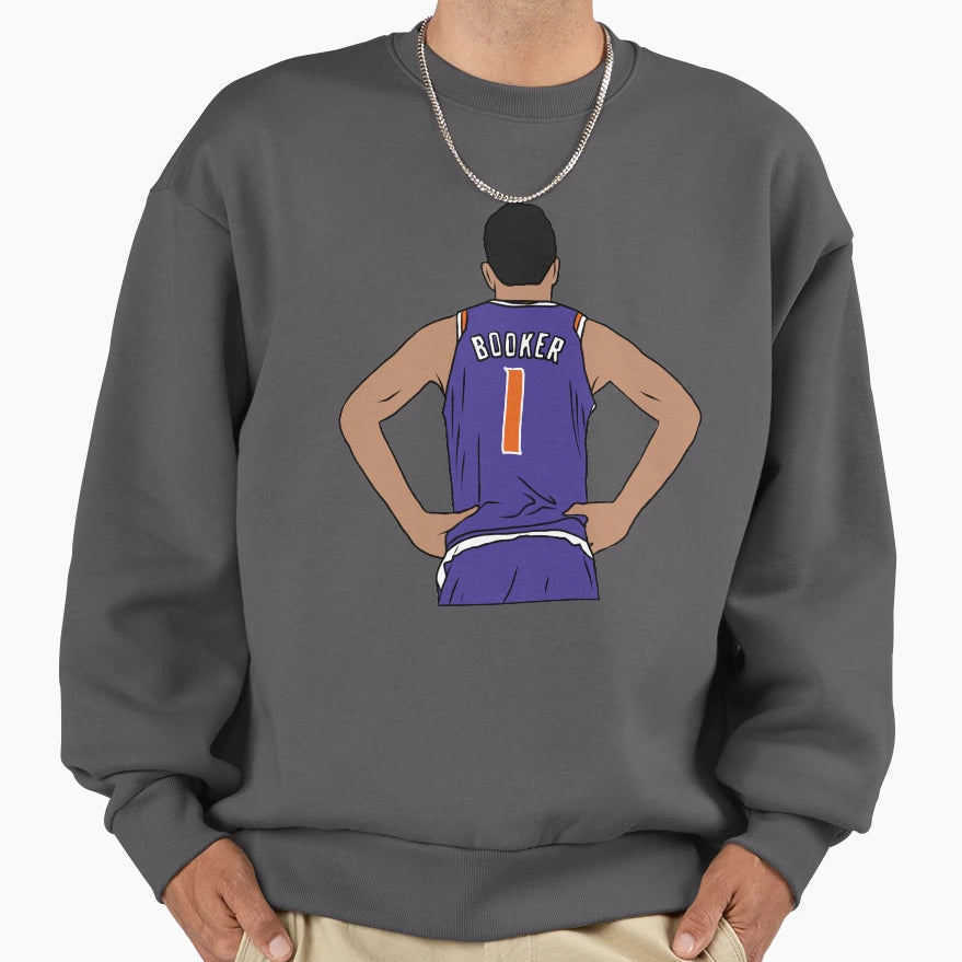 Devin Booker Back To Sweatshirt - Unique Graphic Unisex - T-Shirt, Sweatshirt, Hoodie