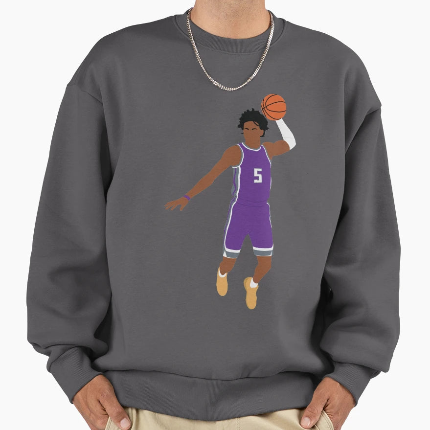 Deaaron Fox Sweatshirt - Aesthetic Graphic Unisex - T-Shirt, Sweatshirt, Hoodie