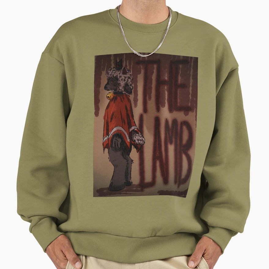 Cult Lamb Sweatshirt - Custom Art Print Unisex - T-Shirt, Sweatshirt, Hoodie