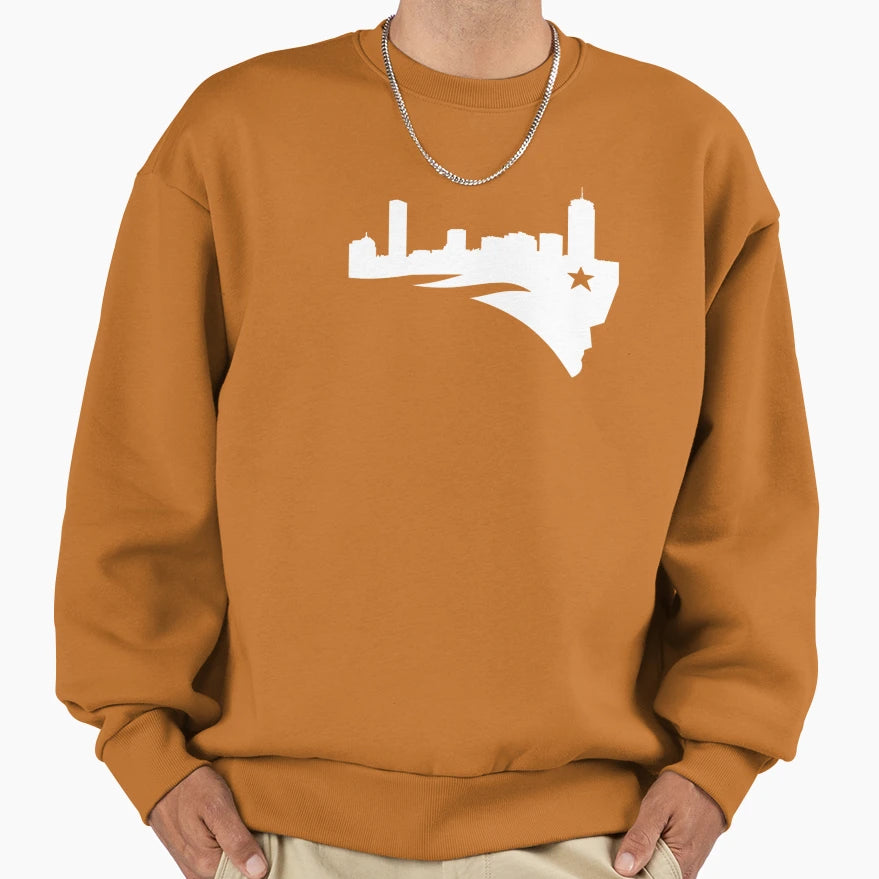 Boston Patriot Sweatshirt - Minimalist Print for Adults - T-Shirt, Sweatshirt, Hoodie
