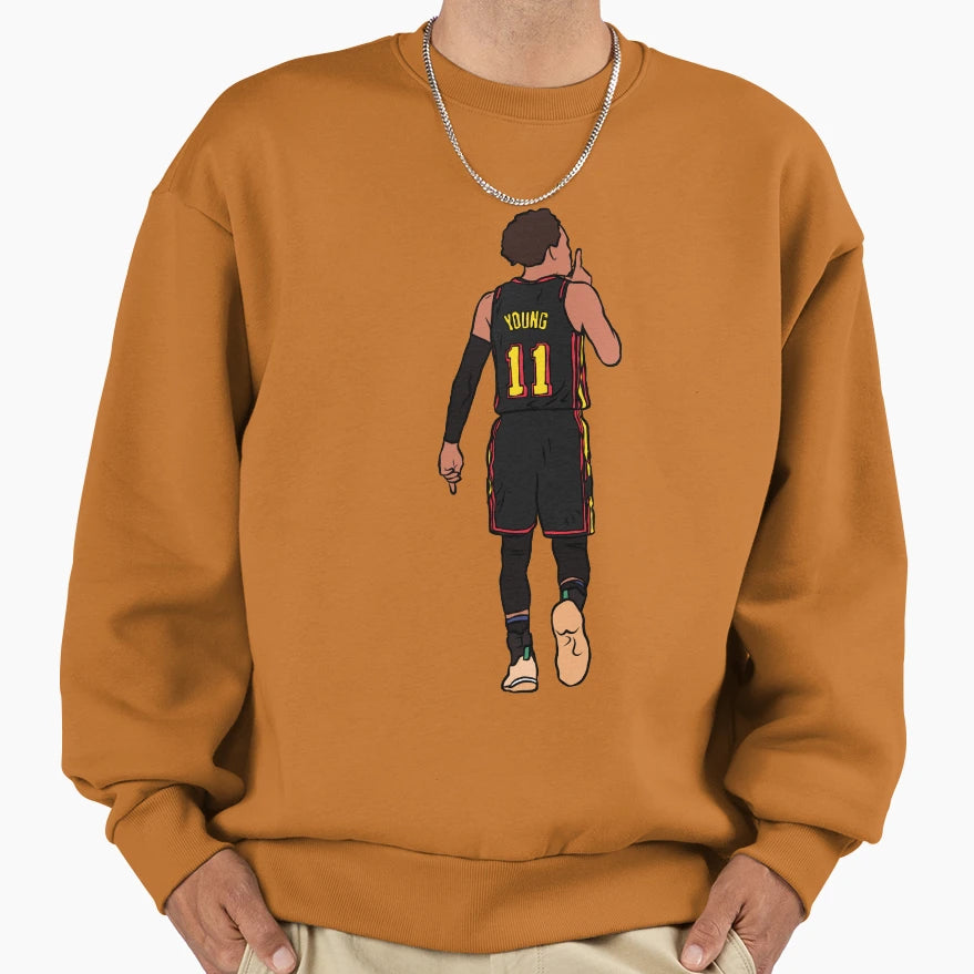 Trae Young Silences Garden Sweatshirt - Streetwear Style Men Women - T-Shirt, Sweatshirt, Hoodie