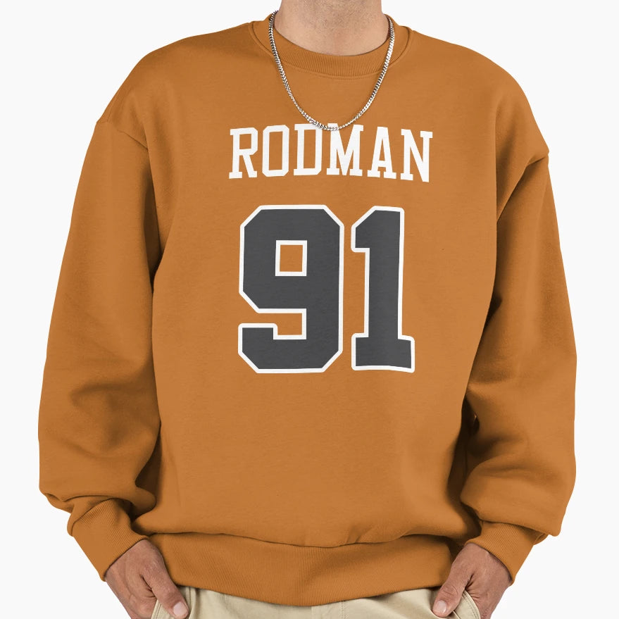 Dennis Rodman 91 Bulls Sweatshirt - Streetwear Style Men Women - T-Shirt, Sweatshirt, Hoodie