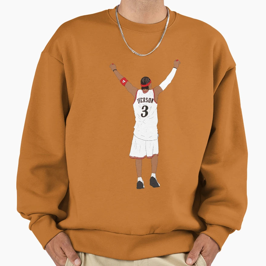 Allen Iverson Back To Sweatshirt - Trendy Graphic Men Women - T-Shirt, Sweatshirt, Hoodie