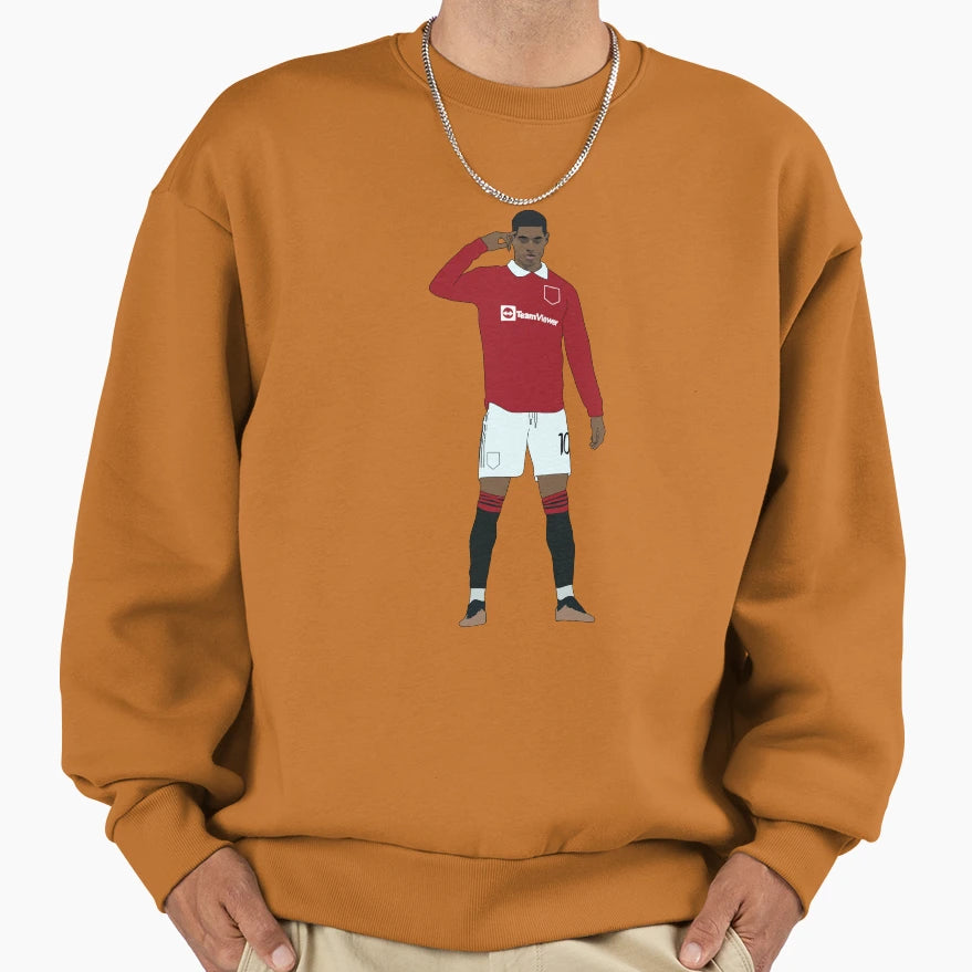 Marcus Rashford Mentality Focus Goal Sweatshirt - Trendy Graphic Men Women - T-Shirt, Sweatshirt, Hoodie