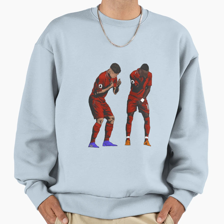 Firmino And Mane Sweatshirt - Minimalist Print for Adults - T-Shirt, Sweatshirt, Hoodie