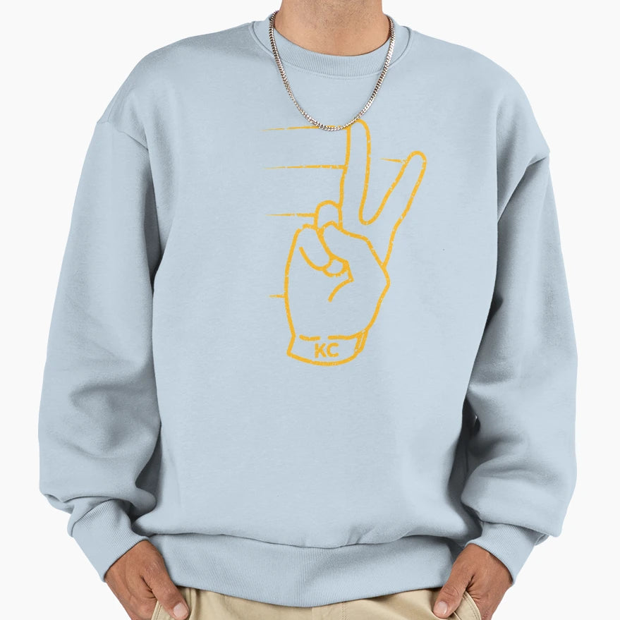 Peace Out Sweatshirt - Casual Everyday Wear for Adults - T-Shirt, Sweatshirt, Hoodie