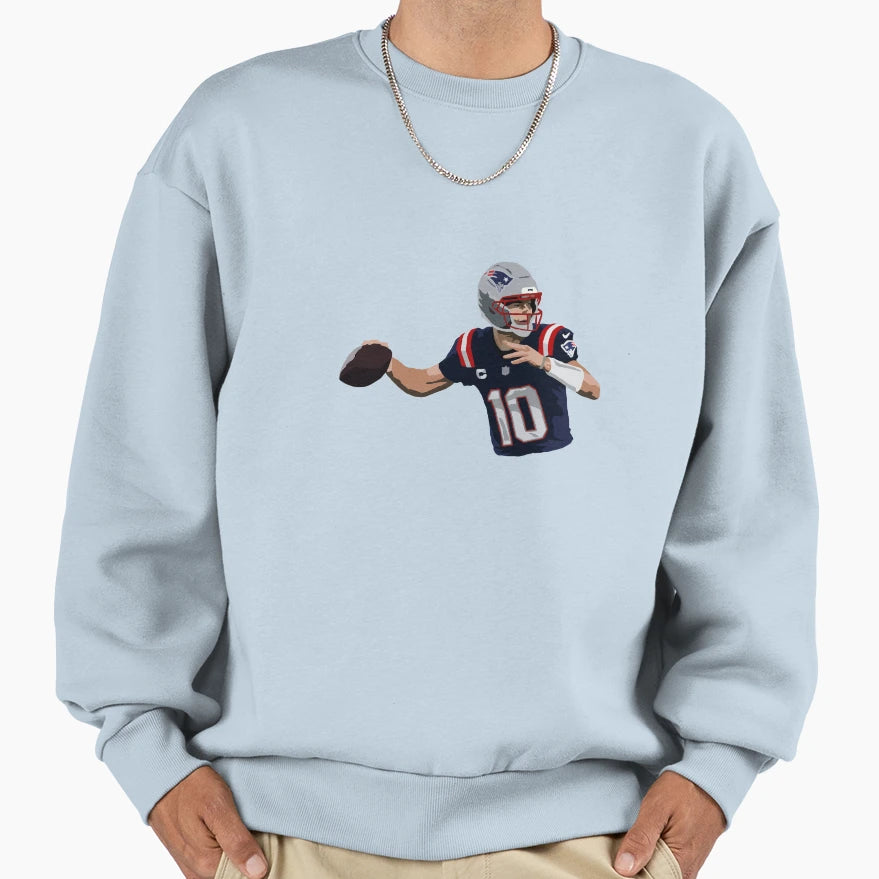 Drake Maye Sweatshirt - Casual Everyday Wear Men Women - T-Shirt, Sweatshirt, Hoodie