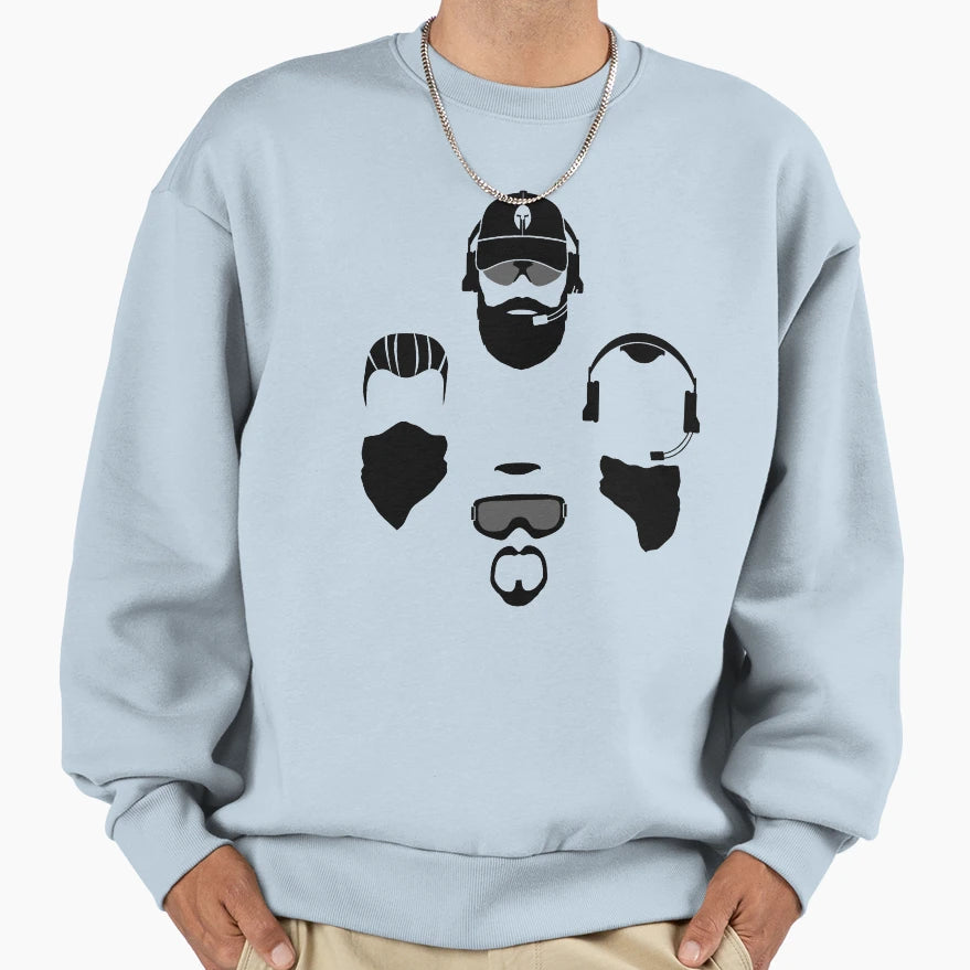 Ghosts Sweatshirt - Unique Graphic Unisex - T-Shirt, Sweatshirt, Hoodie