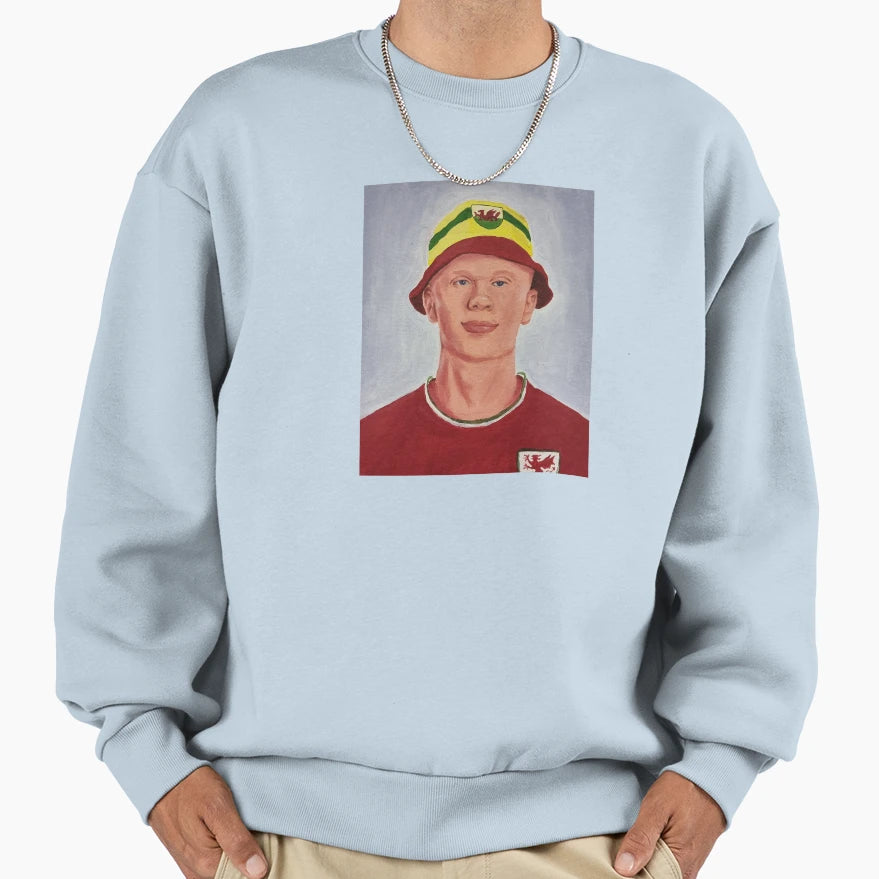 Erling Haaland Wales Football Fan Sweatshirt - Novelty Apparel Unisex - T-Shirt, Sweatshirt, Hoodie