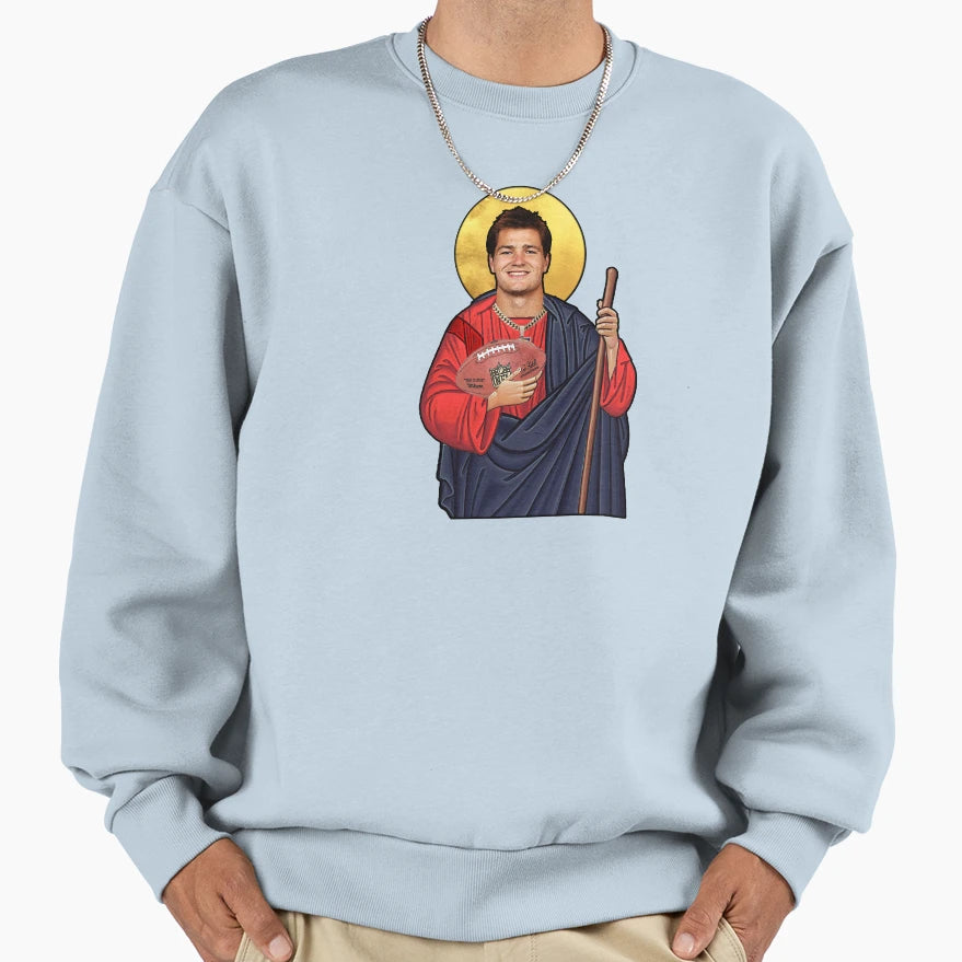 Saint Drake Maye New England Patriots Sweatshirt - Custom Art Print Unisex - T-Shirt, Sweatshirt, Hoodie