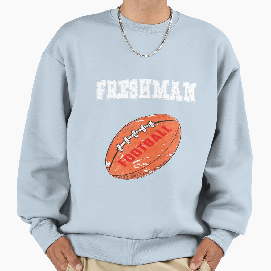 Red Freshman Mean Hooded Red Sweatshirt - Fun Novelty Design for Adults - T-Shirt, Sweatshirt, Hoodie