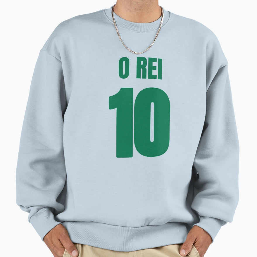 10 O Rei Pele Sweatshirt - Streetwear Style for Adults - T-Shirt, Sweatshirt, Hoodie