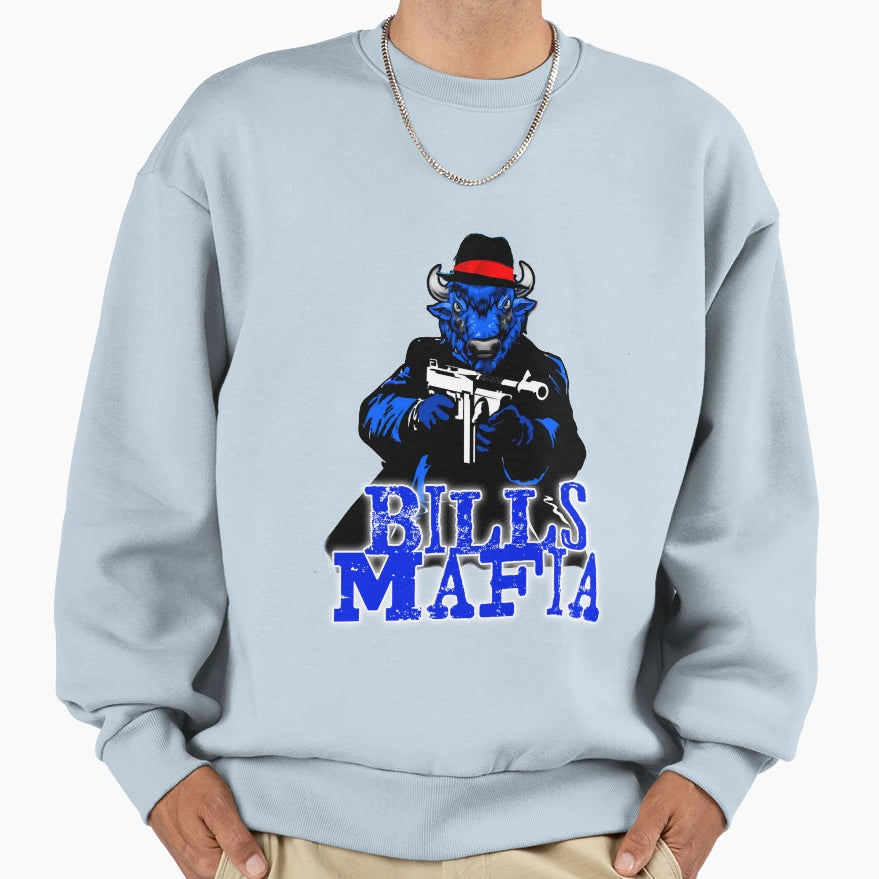 Bills Mafia Sweatshirt - Trendy Graphic Unisex - T-Shirt, Sweatshirt, Hoodie