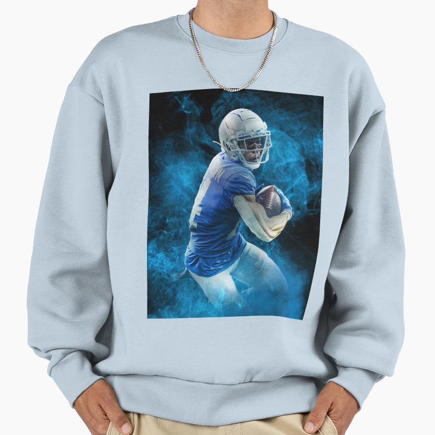 Amon Ra St Brown Detroit Sports Art Sweatshirt - Unique Graphic Unisex - T-Shirt, Sweatshirt, Hoodie