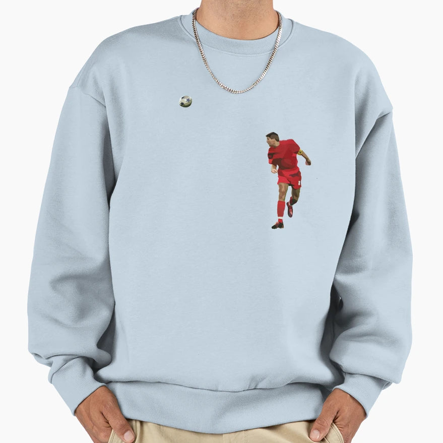 Liverpool Legend Steven Gerrard Sweatshirt - Graphic Print Unisex - T-Shirt, Sweatshirt, Hoodie