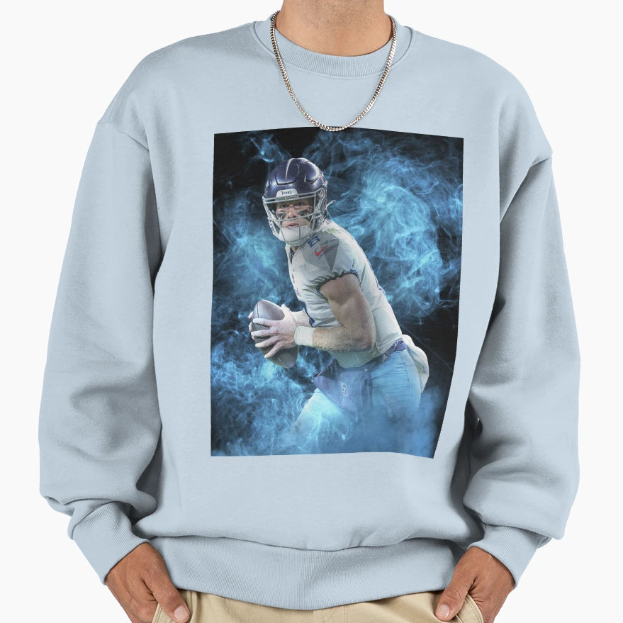 Will Levis Tennessee Sports Art Sweatshirt - Novelty Apparel for Adults - T-Shirt, Sweatshirt, Hoodie