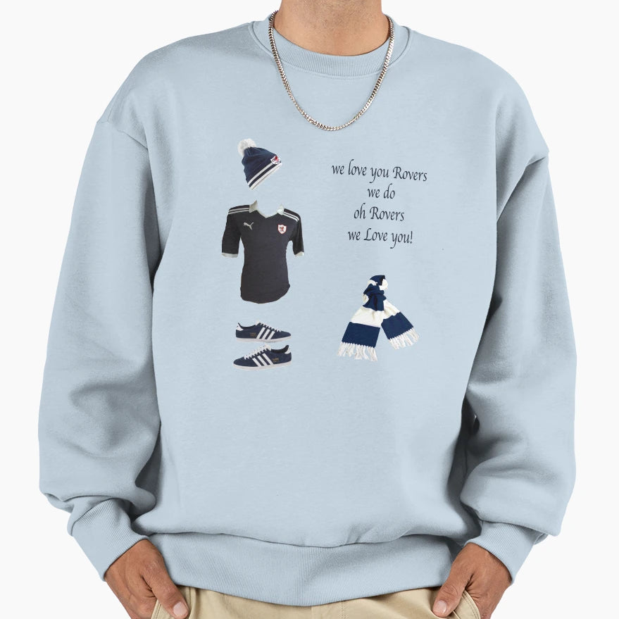 Raith Rovers Fc Sweatshirt - Custom Art Print Men Women - T-Shirt, Sweatshirt, Hoodie