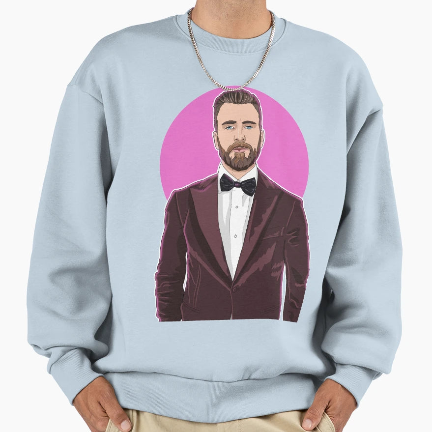 Chris Evans Sweatshirt - Graphic Print Unisex - T-Shirt, Sweatshirt, Hoodie