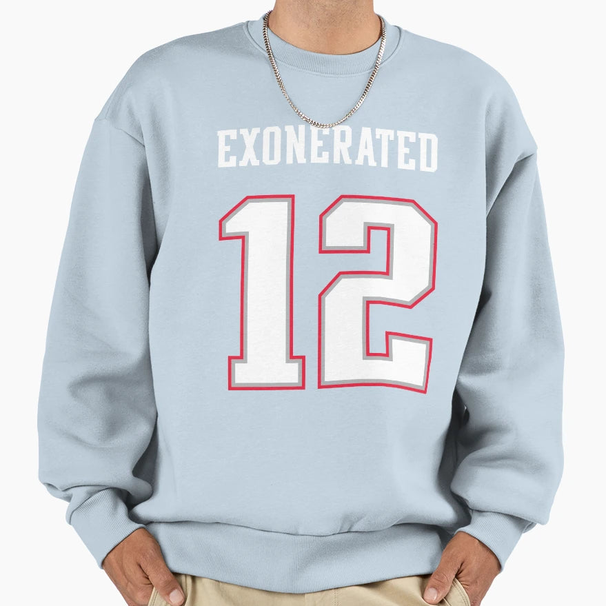 Brady Exonerated Sweatshirt - Trendy Graphic Unisex - T-Shirt, Sweatshirt, Hoodie