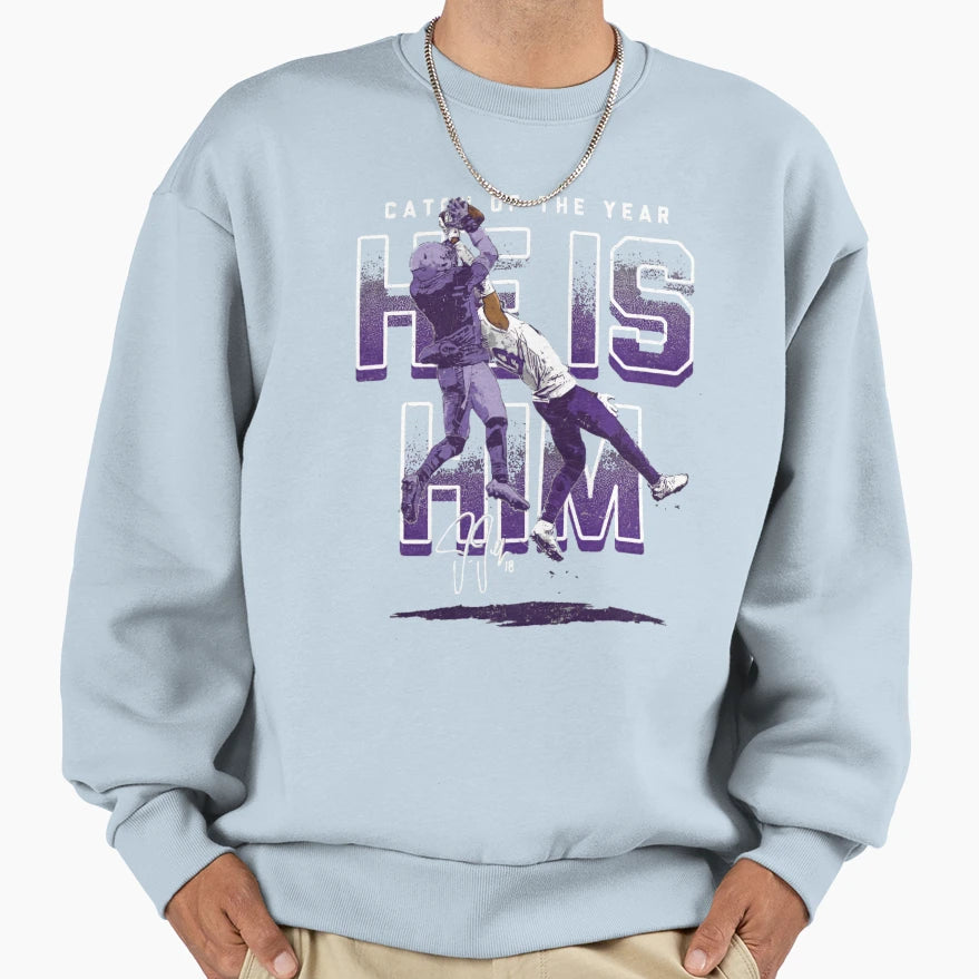 JJ He Is Him Sweatshirt - Graphic Print for Adults - T-Shirt, Sweatshirt, Hoodie