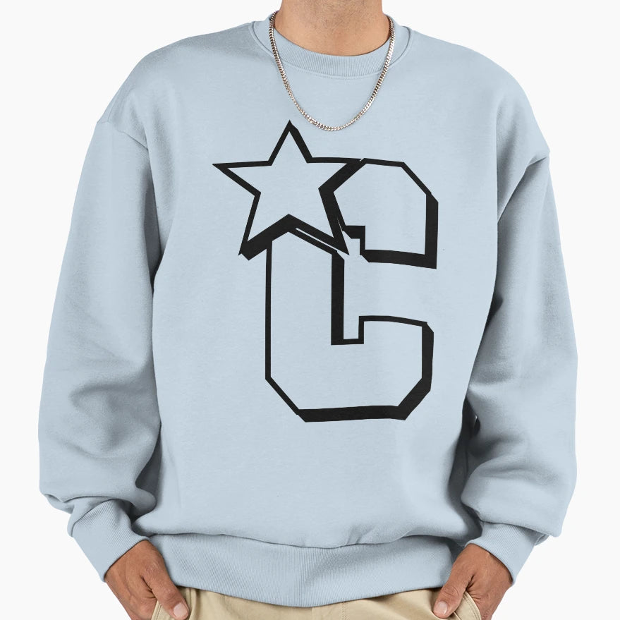 Letter C Sweatshirt - Trendy Graphic Men Women - T-Shirt, Sweatshirt, Hoodie