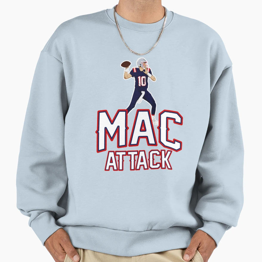 Big Time Mac New England Football Bill T-Shirt - Unique Graphic Men Women - T-Shirt, Sweatshirt, Hoodie