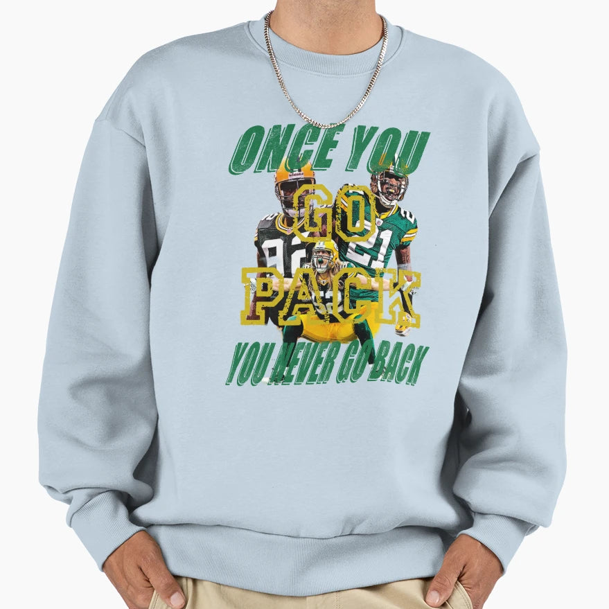 Go Pack Go Sweatshirt - Aesthetic Graphic for Adults - T-Shirt, Sweatshirt, Hoodie