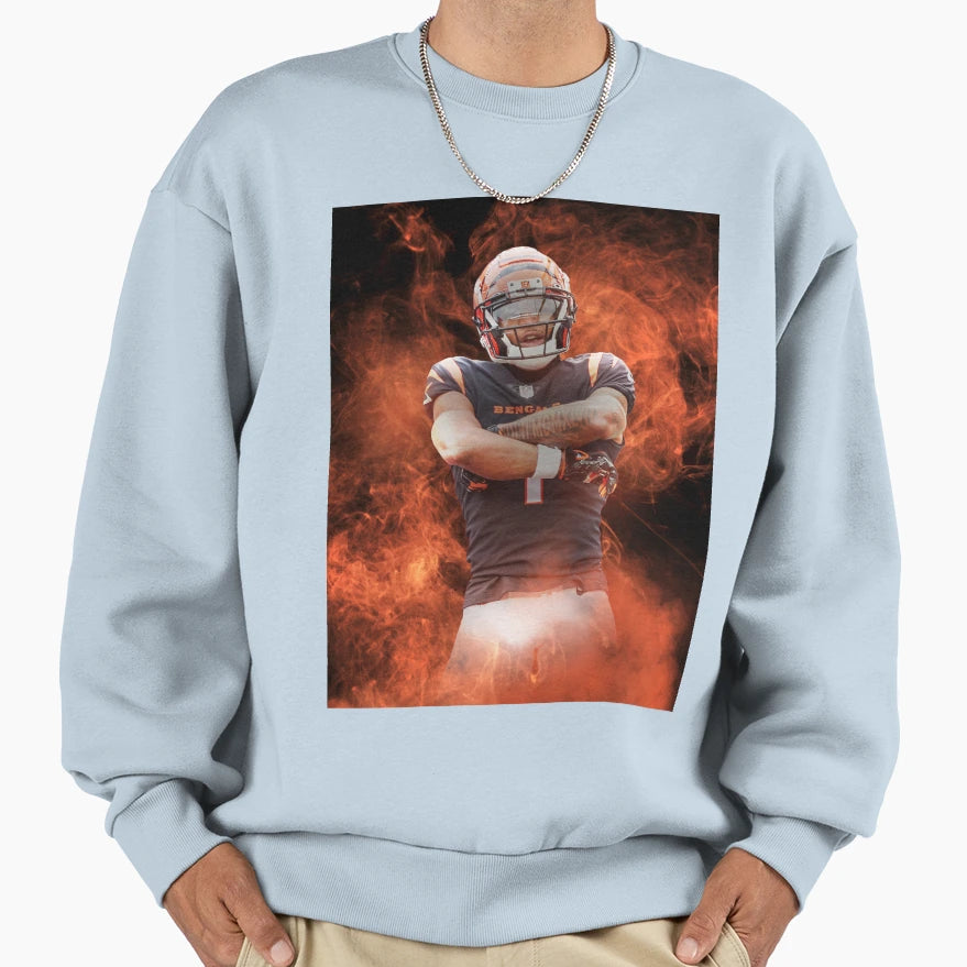 Jamarr Chase Cincinnati Sweatshirt - Casual Everyday Wear for Adults - T-Shirt, Sweatshirt, Hoodie
