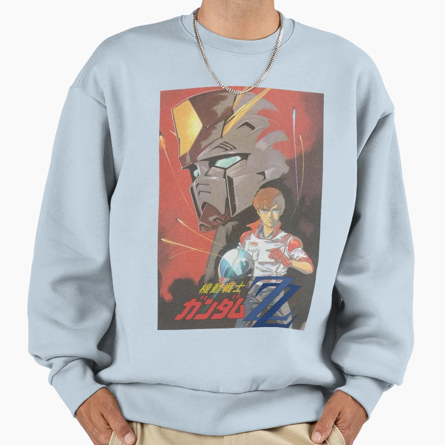 Gundam Zz Sweatshirt - Novelty Apparel Unisex - T-Shirt, Sweatshirt, Hoodie