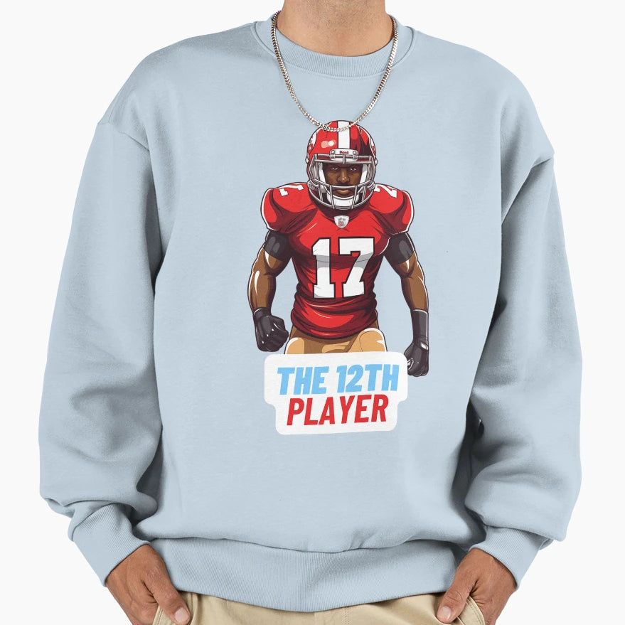 12Th Player Sweatshirt - Graphic Print Men Women - T-Shirt, Sweatshirt, Hoodie