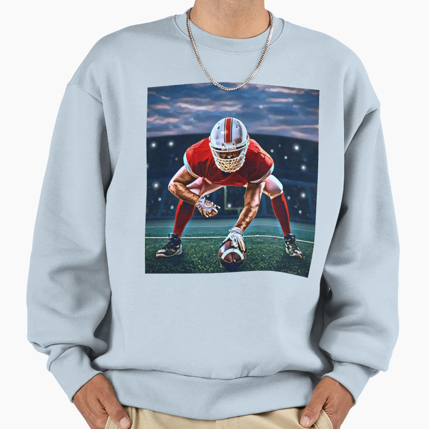 Football Hike Sweatshirt - Fun Novelty Design Men Women - T-Shirt, Sweatshirt, Hoodie