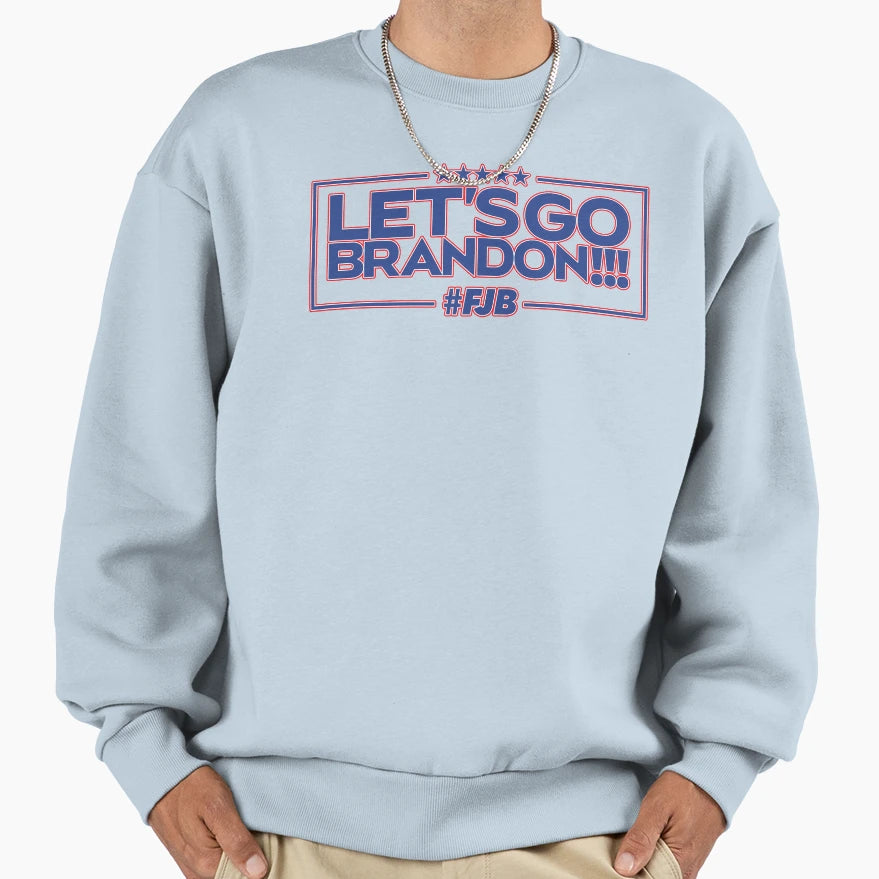Lets Go Brandon Sweatshirt - Minimalist Print Unisex - T-Shirt, Sweatshirt, Hoodie