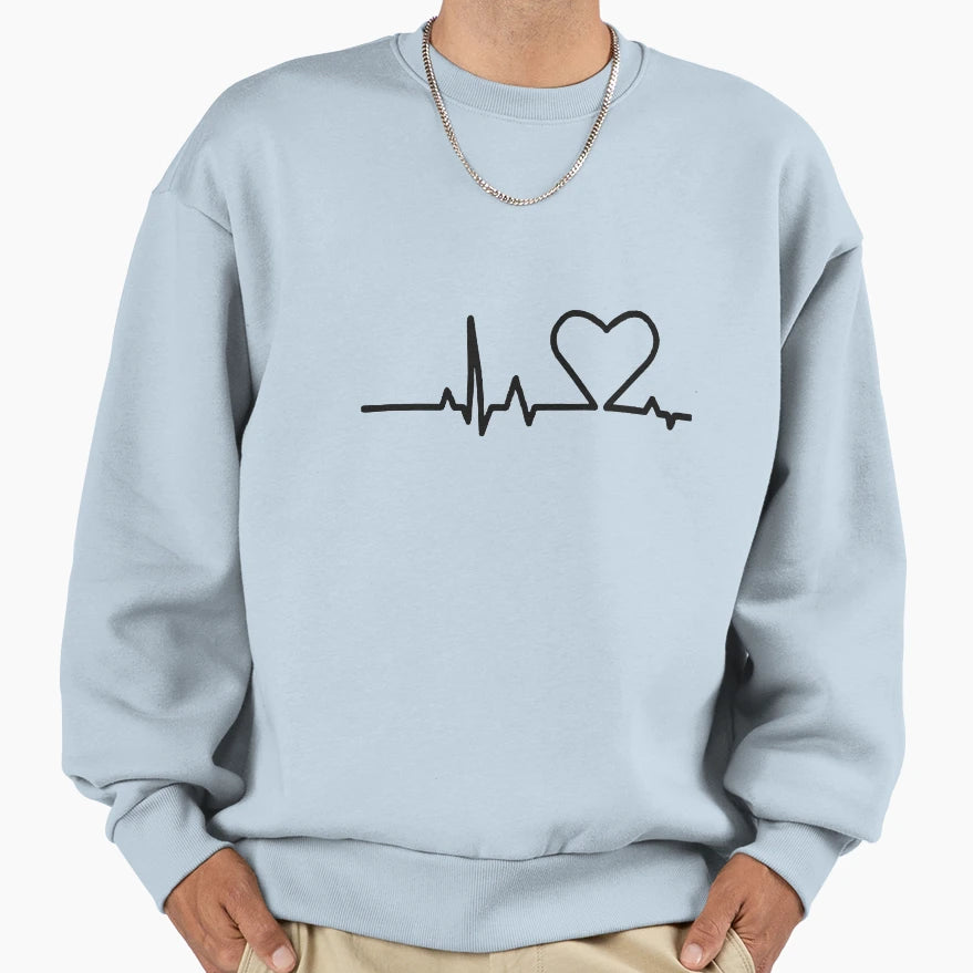 Heartbeat T-Shirt - Unique Graphic Men Women - T-Shirt, Sweatshirt, Hoodie