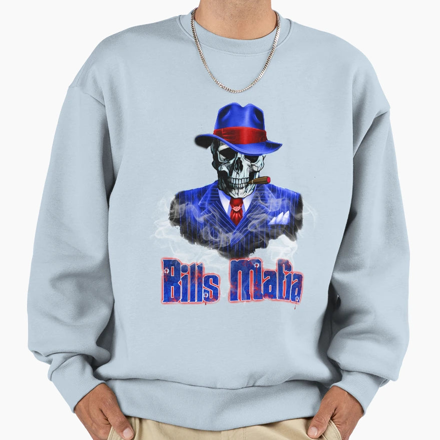 Bills Mafia Sweatshirt - Graphic Print Men Women - T-Shirt, Sweatshirt, Hoodie