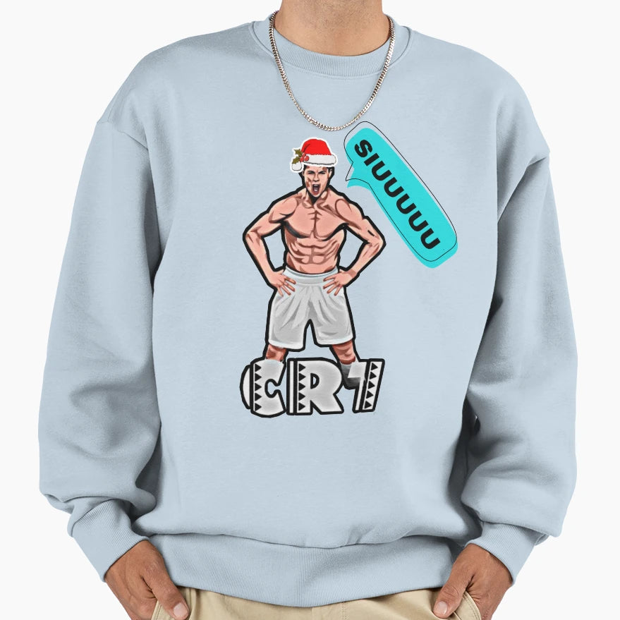 Siuuu Cristiano Ronaldo Sweatshirt - Casual Everyday Wear Unisex - T-Shirt, Sweatshirt, Hoodie