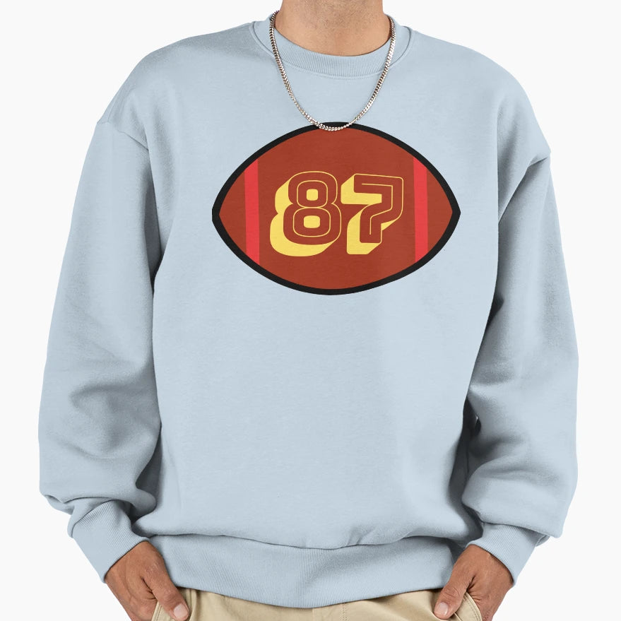 87 Football Sweatshirt - Aesthetic Graphic Unisex - T-Shirt, Sweatshirt, Hoodie