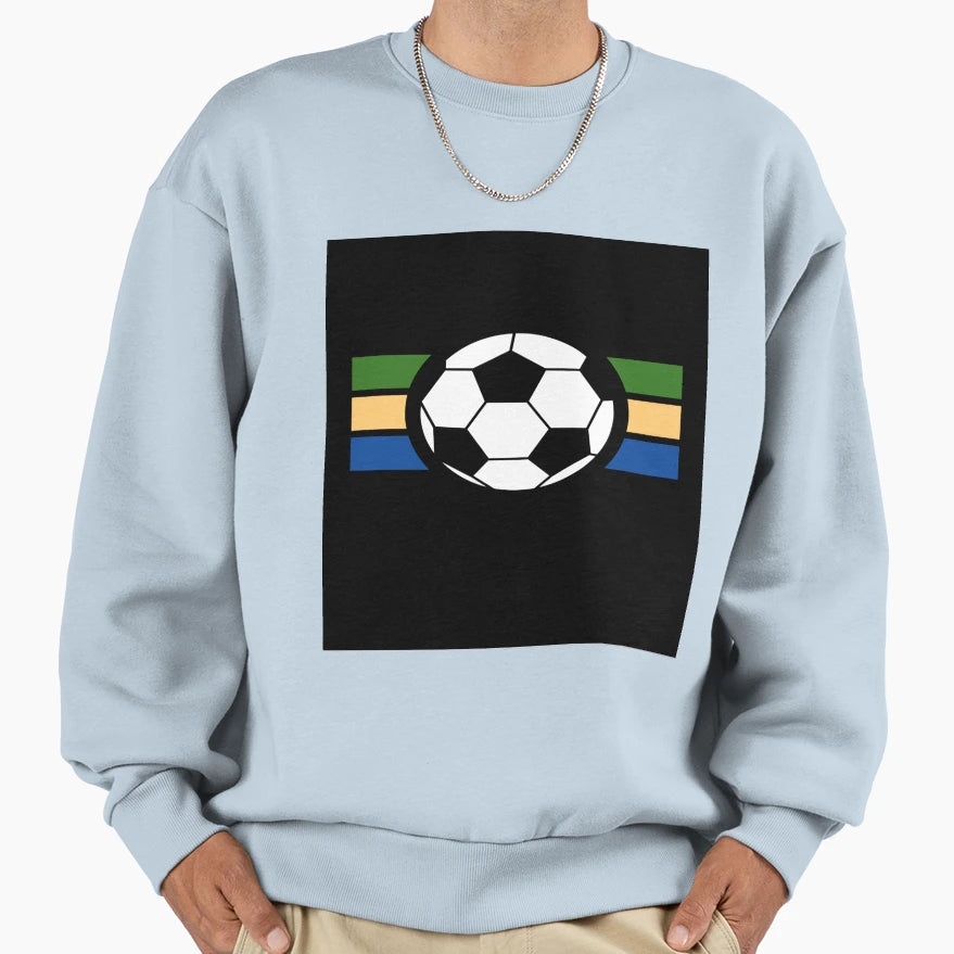 Football Sweatshirt - Minimalist Print Men Women - T-Shirt, Sweatshirt, Hoodie