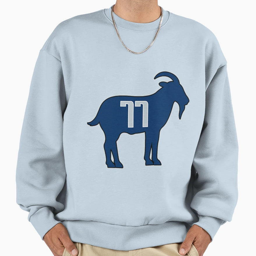 Luka Doncic T Shirtluka Doncic Goat 77 T-Shirt - Unique Graphic Men Women - T-Shirt, Sweatshirt, Hoodie