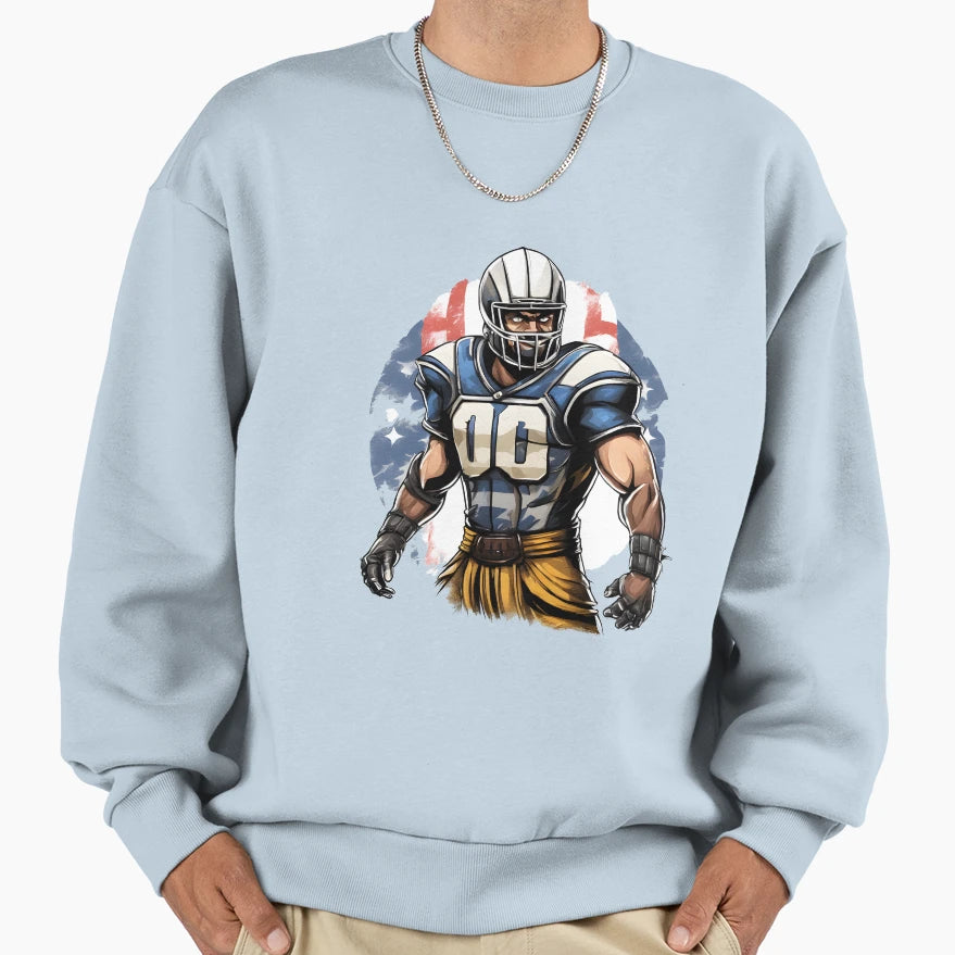 American Football Sweatshirt - Unique Graphic for Adults - T-Shirt, Sweatshirt, Hoodie