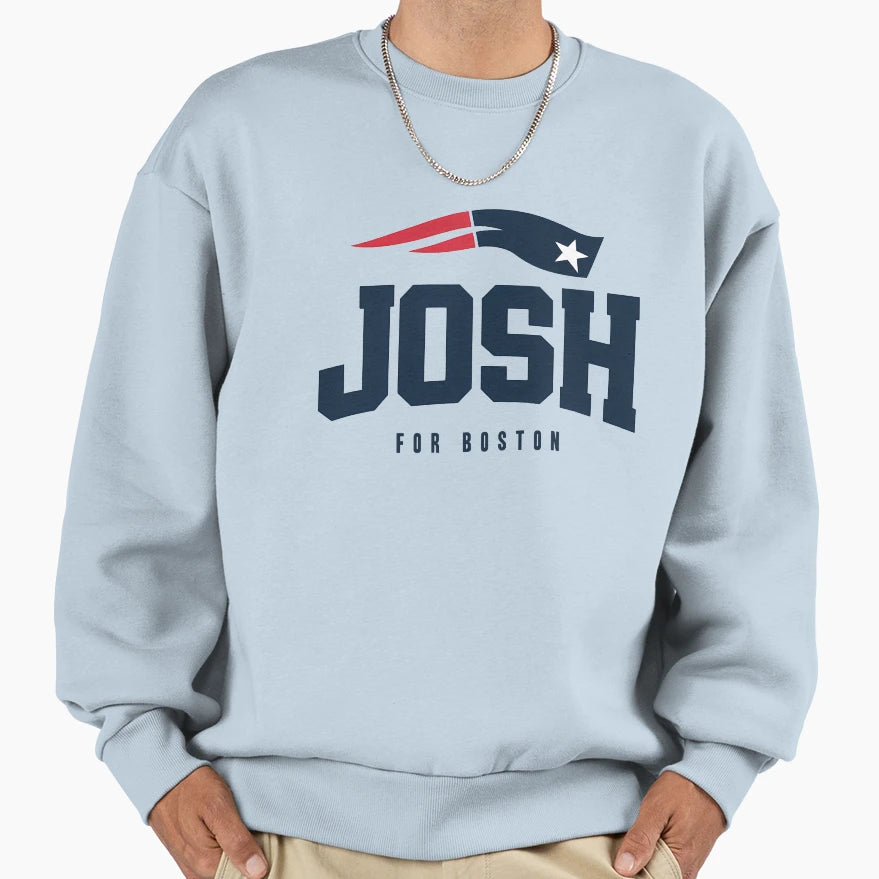 Josh Kraft Boston Mayor 2025 Sweatshirt - Casual Everyday Wear for Adults - T-Shirt, Sweatshirt, Hoodie