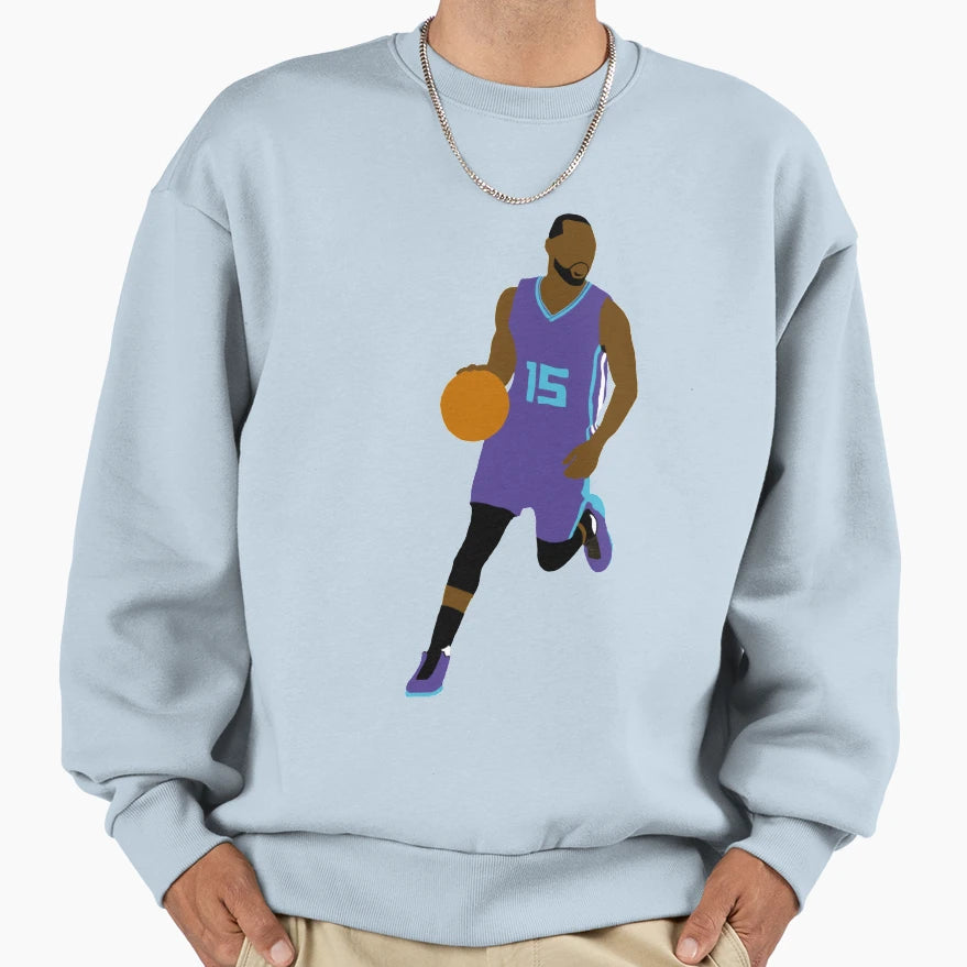 Kemba Walker Dribbling Sweatshirt - Unique Graphic for Adults - T-Shirt, Sweatshirt, Hoodie