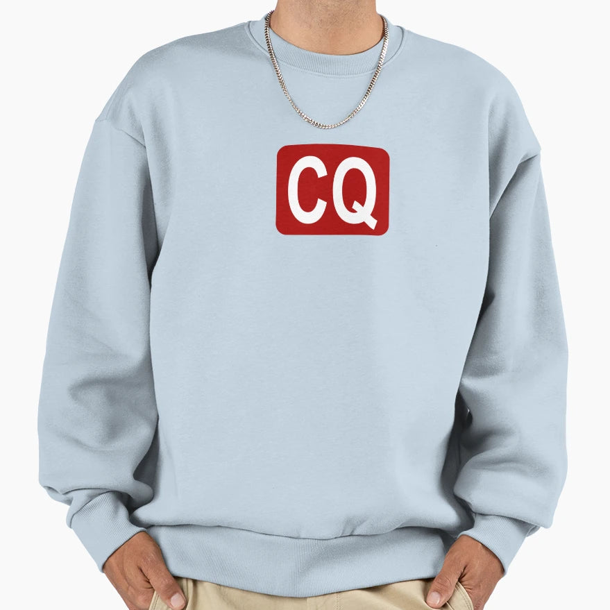 Cq Initials Monogram Sweatshirt - Novelty Apparel Men Women - T-Shirt, Sweatshirt, Hoodie