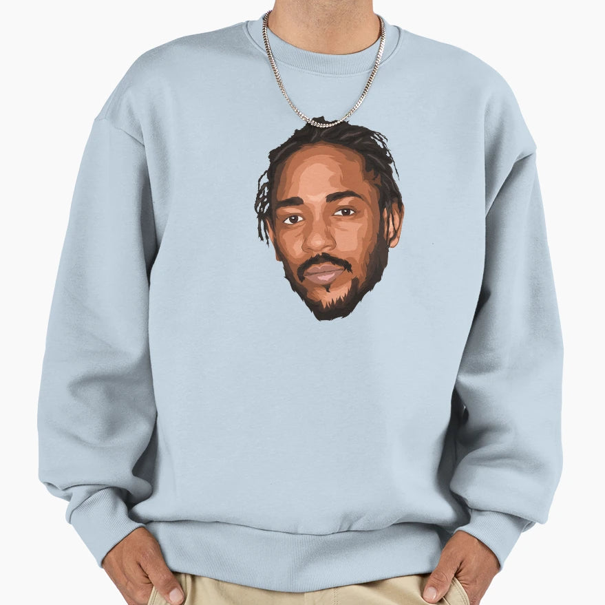 Kendrick Lamar Sweatshirt - Custom Art Print Men Women - T-Shirt, Sweatshirt, Hoodie